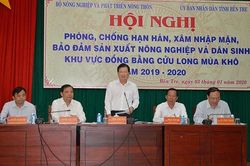 Khẩn trương ứng phó hạn hán, xâm nhập mặn tại vùng đồng bằng sông Cửu Long
