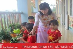 Cô giáo mầm non xã miền núi Vũ Quang yêu nghề, mến trẻ