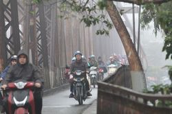 Từ ngày 4-10/1, Bắc Bộ và Bắc Trung Bộ có mưa