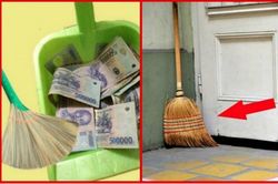 Đặt chổi vào 'điểm phạm' này bảo sao tài lộc bị quét sạch ra cửa