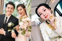 Lác mắt với mỹ nhân Việt trong ngày cưới: Đeo kiềng vàng khủng muốn trẹo cổ