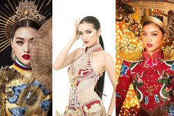 Ngắm loạt trang phục dân tộc của mỹ nhân Việt đi thi quốc tế 2019