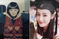 Địch Lệ Nhiệt Ba chứng minh 'xinh đẹp từ trứng nước' qua loạt ảnh thời ấu thơ