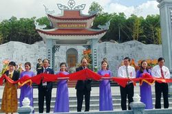 Khánh thành Đền thờ liệt sĩ Núi Quế