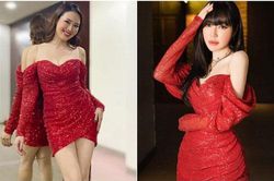 Khó nhận ra Hồng Diễm khi lên đồ đi 'đu đưa', chẳng ngại đọ dáng nóng bỏng với eo 55cm của Elly Trần