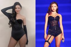 Nữ ca sĩ Hàn gây tranh cãi khi nhiều lần diện đồ hở hang lên sân khấu