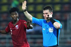 Màn hình VAR hiển thị sai kết quả trong trận hòa của U23 Qatar