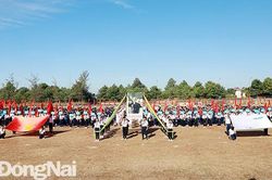 Khai mạc Hội khỏe Phù Đổng huyện Cẩm Mỹ lần IV năm 2019-2020