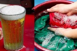 Đổ bia vào quần áo cứ tưởng 'phí của', kết quả khiến ai cũng phải tròn mắt ngạc nhiên