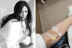 Dương Mịch khiến fan lo lắng khi lộ ảnh truyền dịch trong bệnh viện