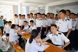 Hơn 600 cán bộ, đoàn viên Học viện Hải quân tham gia hiến máu