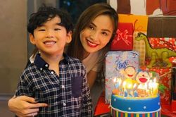 Diễm Hương viết cho con trai: 'Con giúp mẹ duy trì sự sống'