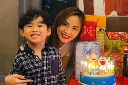 Diễm Hương tổ chức sinh nhật cho con trai, vắng mặt chồng giữa nghi vấn ly hôn