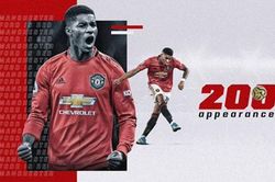 Rashford lập cú đúp trong ngày cán mốc 200 trận cho M.U