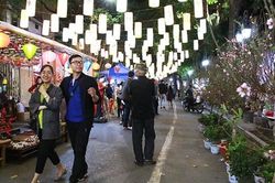 Phố đi bộ Hà Nội đón tết