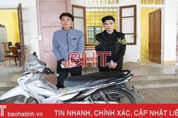 Công an TX Hồng Lĩnh bắt 2 đối tượng cướp xe ôm lúc nửa đêm