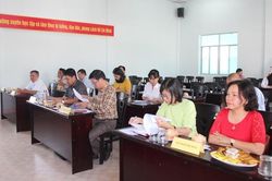 Khối thi đua các cơ quan tham mưu của Tỉnh ủy (khối II): Hội nghị trù bị tổng kết hoạt động năm 2019