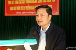 Phó Chủ tịch UBND tỉnh Lê Hồng Vinh đề nghị Tân Kỳ đẩy mạnh cơ cấu lại ngành nông nghiệp