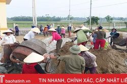 Quyết tâm đưa Lộc Hà đạt huyện nông thôn mới trong năm 2020