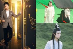 'Vương bài đối vương bài 5': Thẩm Đằng cosplay nhân vật Lam Vong Cơ, bóng lưng Ngụy Vô Tiện nhìn giống Tiêu Chiến