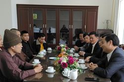 Thăm, chúc Tết tại Vĩnh Phúc, Thái Bình