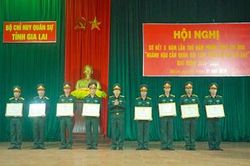 Bộ CHQS tỉnh Gia Lai sơ kết Phong trào thi đua 'Ngành hậu cần Quân đội làm theo lời Bác Hồ dạy'