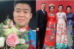 Duy Mạnh khoe ảnh cực điển trai lên xe hoa đến đón Quỳnh Anh về dinh, gây chú ý với cách gọi cô dâu cực đặc biệt
