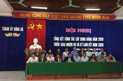 Thành ủy Đông Hà triển khai công tác xây dựng Đảng năm 2020