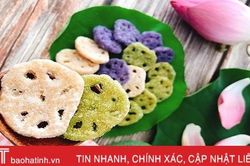 Mứt củ sen lạ miệng, ngon bùi khó cưỡng