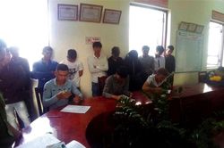 Kịp thời ngăn cản hàng chục thanh niên dùng hung khí, bom xăng chuẩn bị hỗn chiến