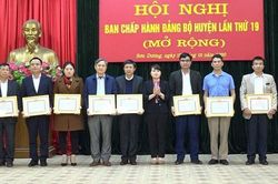 Hội nghị BCH Đảng bộ huyện Sơn Dương kỳ thứ 19