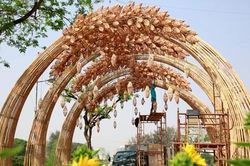 Bông lúa siêu to khổng lồ tại đường xuân Phú Mỹ Hưng