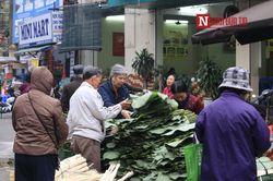 Ký ức nơi chợ lá dong cổ xưa nhất Hà Nội, mỗi năm chỉ gặp một lần