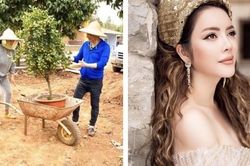Không nhận ra Lý Nhã Kỳ khi làm 'phụ hồ' xây biệt phủ cho dòng họ