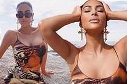 Kim 'siêu vòng 3' thả dáng bốc lửa với vòng eo nhỏ khó tin