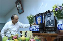 Thủ tướng Nguyễn Xuân Phúc dâng hương, tưởng nhớ các đồng chí nguyên lãnh đạo Đảng, Nhà nước