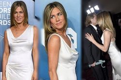 Jennifer Aniston 'quên' nội y, mừng rỡ ôm chồng cũ Brad Pitt