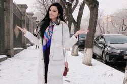 Angel Kim đẹp rạng ngời giữa trời Âu phủ đầy tuyết trắng