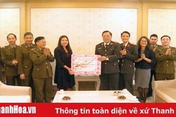 Ban chỉ đạo 389 tỉnh Thanh Hóa thăm, chúc Tết Công an tỉnh nhân dịp Xuân Canh Tý 2020