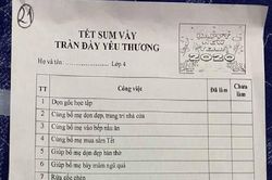 Đọc xong 20 bài tập về nhà dịp Tết, nhiều phụ huynh chỉ muốn 'khóc thét' vì sung sướng