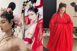 Nữ thần chuyển giới Nong Poy 'thoát xác' thành Tỳ Bà Tinh, sánh ngang hình ảnh Tiểu Long Nữ của Hương Giang