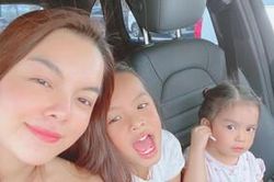 Phạm Quỳnh Anh cảm thấy cô đơn khi chia tay hai con gái về quê nội đón Tết với Quang Huy