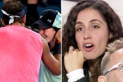 Nadal không sợ vợ giận sau khi thơm má bé gái nhặt bóng