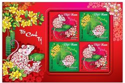 Ngắm hình ảnh chuột trên tem