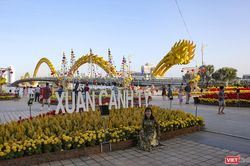 Đà Nẵng: Đến đường hoa Bạch Đằng, thấy Tết Canh Tý đang về rất gần