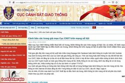 Cảnh báo tình trạng mạo danh Cục CSGT trên mạng xã hội