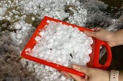 Cao Bằng và Bắc Kạn trải qua trận mưa đá to hiếm thấy