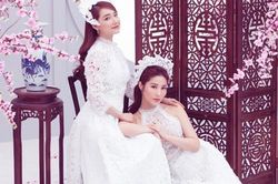 'Chị chị em em' Nhã Phương - Diễm My 9x đẹp xuất thần trong bộ ảnh đón xuân Canh Tý