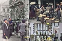Bộ ảnh Tết cổ truyền năm 1920, đúng 100 năm trước của nhiếp ảnh gia nước ngoài
