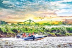 Những người lính đón Tết...trên sông